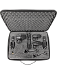 Shure PGADRUMKIT6 Комплект из 6 микрофонов для ударных 1 х PGA52, 2 х PGA56, 1 х PGA57, 2 х PGA81, 2 крепления и 6 кабелей XLR